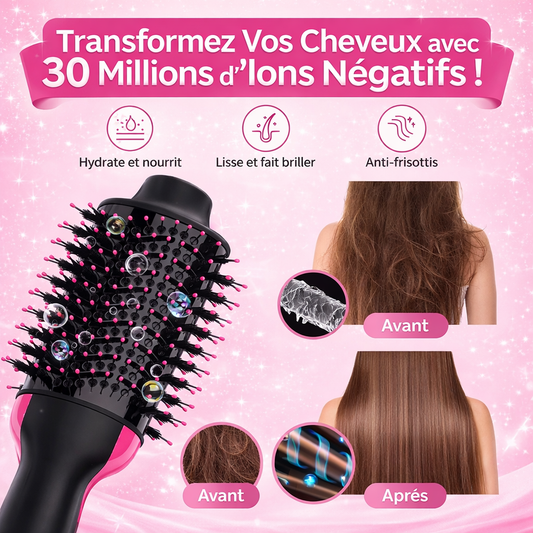 Brosse Chauffante 3-en-1